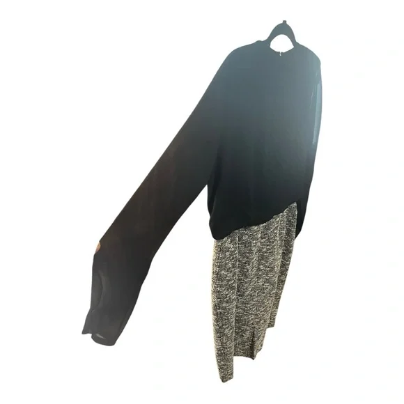 Lafayette 148 New York Black Bow Tie Blouse Tweed Skirt Dress Size 10 - Picture 8 of 12